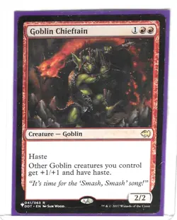 Goblin Chieftain #41 R - NM - Magic the Gathering - Regular - MTG - Image 1