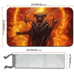 SAURON, THE DARK LORD - Magic The Gathering MTG Playmat TCG CCG MTG Playmat - Image 2