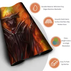 SAURON, THE DARK LORD - Magic The Gathering MTG Playmat TCG CCG MTG Playmat - Image 3
