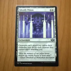 Ghostly Prison - N/M - Tarkir Dragonstorm - MTG Magic The Gathering Card - Image 1