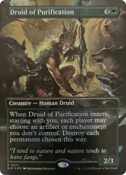 Druid of Purification (Rainbow Foil) [Secret Lair Drop Series] - Image 1