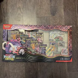 Pokemon PALDEAN FATES Great Tusk Iron Threads Ex Premium Collection - NEW 🔥🔥 - Image 1