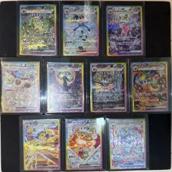 Terastal Festival Eevee Evolution SAR Complete Set Of 10 Pokemon Card - Image 1