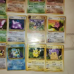 Pokemon Card Bulk Sale: 15 Old Back Cards, Blastoise, etc., Spiral, Shiny - Image 2