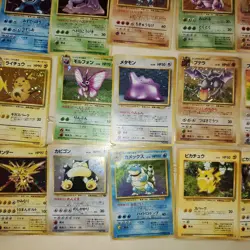 Pokemon Card Bulk Sale: 15 Old Back Cards, Blastoise, etc., Spiral, Shiny - Image 3