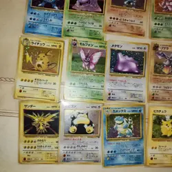 Pokemon Card Bulk Sale: 15 Old Back Cards, Blastoise, etc., Spiral, Shiny - Image 4