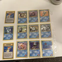 Pokemon TCG Gym Heroes Lot Misty's Water Pokemon (12 Cards) Some 1st edition - Image 1