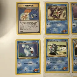 Pokemon TCG Gym Heroes Lot Misty's Water Pokemon (12 Cards) Some 1st edition - Image 2
