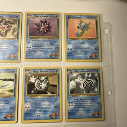 Pokemon TCG Gym Heroes Lot Misty's Water Pokemon (12 Cards) Some 1st edition - Image 3