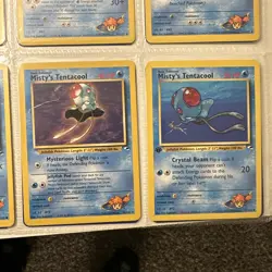 Pokemon TCG Gym Heroes Lot Misty's Water Pokemon (12 Cards) Some 1st edition - Image 4