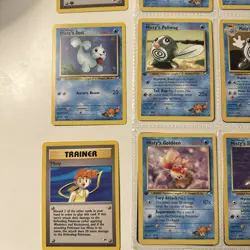 Pokemon TCG Gym Heroes Lot Misty's Water Pokemon (12 Cards) Some 1st edition - Image 5