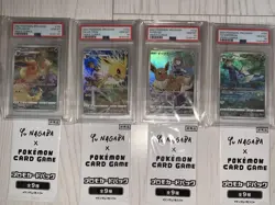 yu nagaba psa10 Eevee Flareon Vaporeon Sanders ＋ Promo 4 sheets set pokemon card - Image 2