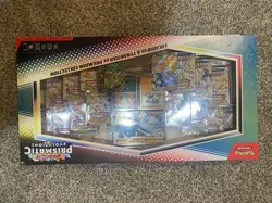 Pokemon Prismatic Evolution Lucario & Tyranitar EX Premium Collection - Image 1