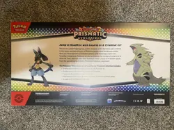 Pokemon Prismatic Evolution Lucario & Tyranitar EX Premium Collection - Image 2
