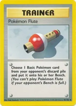 Pokemon Flute (86/102) [Base Set Unlimited] Near Mint - Image 1