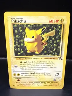 Pokemon TCG Pikachu Wizards Black Star Promos Rare Pokemon BO - Image 1
