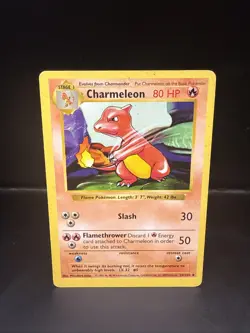 Pokemon TCG English Charmeleon Shadowless 24/102 Base Set - LP - Image 2