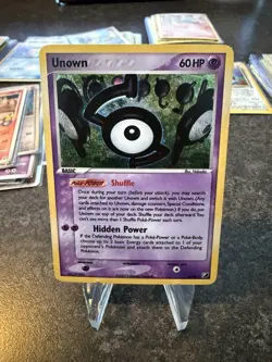 Pokemon Card - Unown S - Ex Unseen Forces S/28 Holo Rare Secret - LP+ NM - Image 1