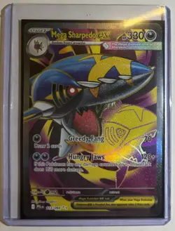 Pokemon Phantasmal Flames, Mega Sharpedo ex, 113/094, Ultra Rare Full Art - Image 1