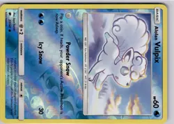 Pokemon Alolan Vulpix 27/147 Burning Shadows Reverse Holo Pokemon Trading Card - Image 5