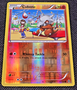 Cubone 77/162 - XY Breakthrough Reverse Pokemon Holo Foil Rare LP -- L40 - Image 1