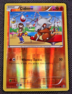 Cubone 77/162 - XY Breakthrough Reverse Pokemon Holo Foil Rare LP -- L40 - Image 2