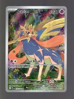 2025 POKEMON PHANTASMAL FLAMES 100/094 ZACIAN ILLUSTRATION RARE - Image 1