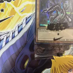 NIKE Yu-Gi-Oh! Promo Red-Eyes Black Dragon 2025 Exclusive Card w/ Jump magazine - Image 5