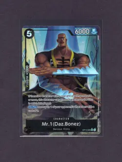 Mr.1 (Daz.Bonez) Alternate Art R OP14-090 The Azure Sea's Seven Foil One Piece - Image 1