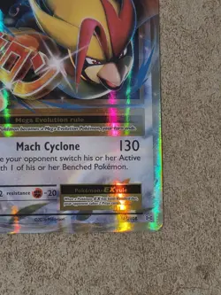 [ NM ] M Pidgeot EX 65/108 XY Evolutions Holo Ultra Rare EX Pokemon Card - Image 5