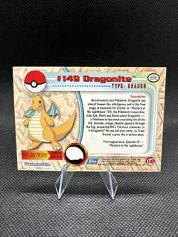 Pokemon Card - Dragonite #149 - Pokemon Topps Series 3 - Blue Logo Vintage - Image 2