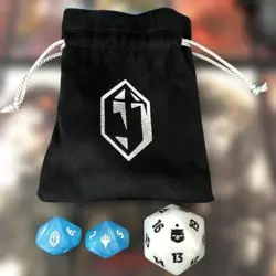 MTG FF FIN Final Fantasy Prerelease 3 Dice + Bag 【Used / good】 - Image 1