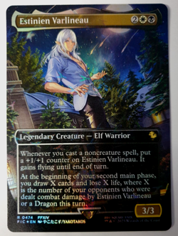 Estinien Varlineau - Chocobo Track FOIL Borderless - MTG Final Fantasy 0474 NM - Image 1