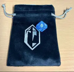 Final Fantasy Mtg Promo Dice w/ FF Felt Bag & Pre-Release Japan【good】 - Image 1