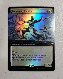 Monastery Mentor (Extended Art) March of the Machine Foil MTG - Image 1