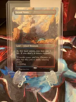Steam Vents (Borderless) Lorwyn Eclipsed Regular MTG #348 - Shock Lands🔥 - Image 1