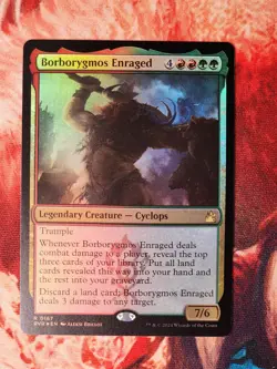 Borborygmos Enraged Ravnica Remastered Foil Magic Gathering MTG RVR - Image 1