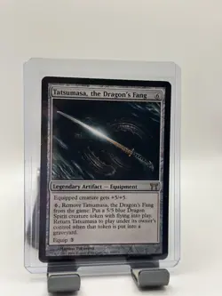 MTG, Tatsumasa, the Dragon's Fang LP Champions of Kamigawa Regular - Image 1