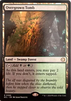 Overgrown Tomb #0266 - Lorwyn Eclipsed - NM MTG - Image 1