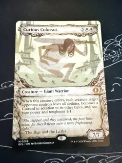 Curious Colossus (Showcase) Lorwyn Eclipsed Regular - Image 1