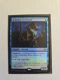 Rishadan Dockhand (Foil) - Modern Horizons 2 - LP - MTG Magic - Rare - Creature - Image 1