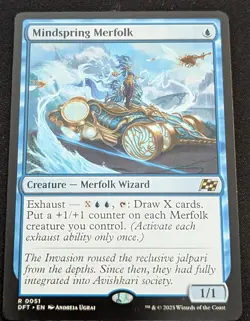 MTG - Mindspring Merfolk - Aetherdrift - Pack Fresh!! - Image 1