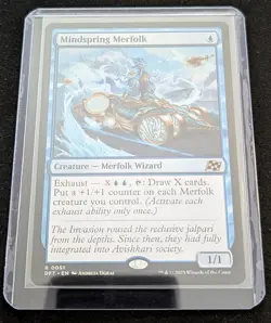 MTG - Mindspring Merfolk - Aetherdrift - Pack Fresh!! - Image 2