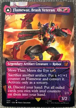 Flamewar, Brash Veteran Shattered Glass 24Universes Beyond: Transformers Regular - Image 1