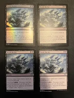 MTG- Break the Ice x4 - MH2 (One is FOIL) - Image 1