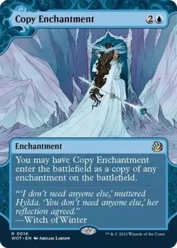 Copy Enchantment | FOIL | R | 16 | Wilds of Eldraine: Enchanting Tales | MTG - Image 1