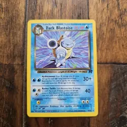 Pokemon Dark Blastoise 20/82 Rare Non-Holo Card Team Rocket - Image 1