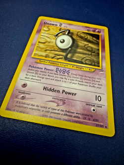 2000 pokemon Unown [G] 27/105 - Neo Destiny (NM) - Image 4