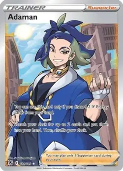 1x Adaman - 181/189 - Full Art Ultra Rare NM-Mint Pokemon SWSH10 - Astral Radian - Image 1