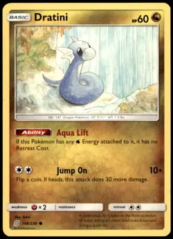 Pokemon - Dratini (148) #148/236 - SM - Unified Minds Common - Image 1